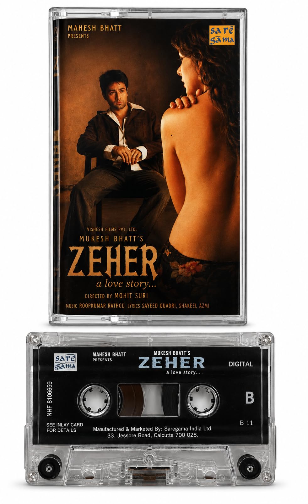 Zeher Hindi Movie Audio Cassette