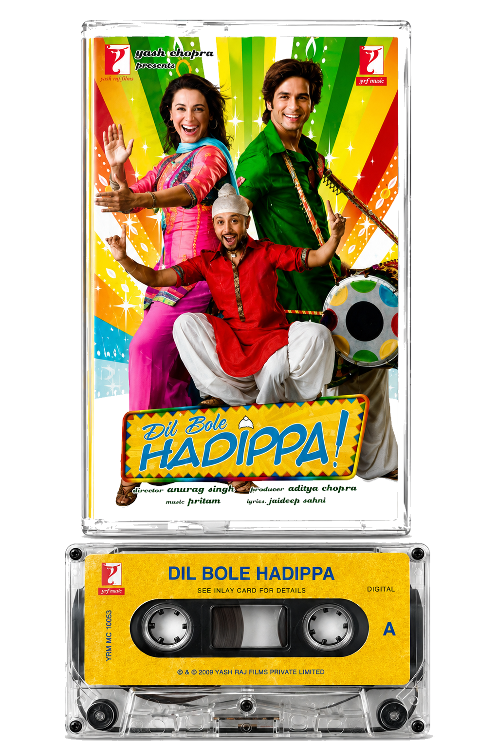Dil Bole Hadippa audio cassette transparent PNG