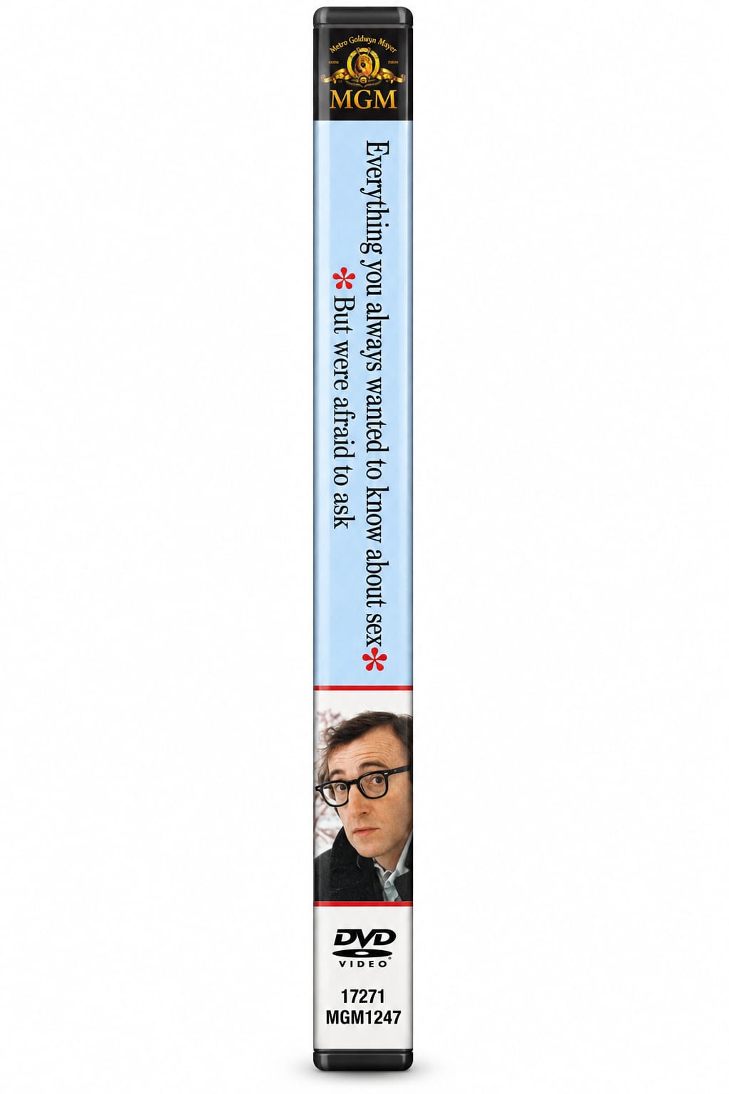 Everything You Always Wanted to Know About Sex (But Were Afraid to Ask) – Movie DVD spine cover