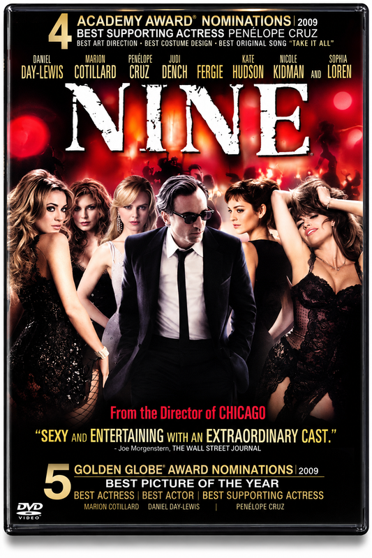 Nine original movie DVD back cover