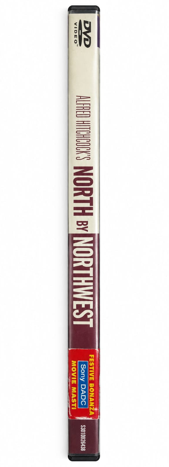 North by Northwest – Movie DVD | Alfred Hitchcock spine cover