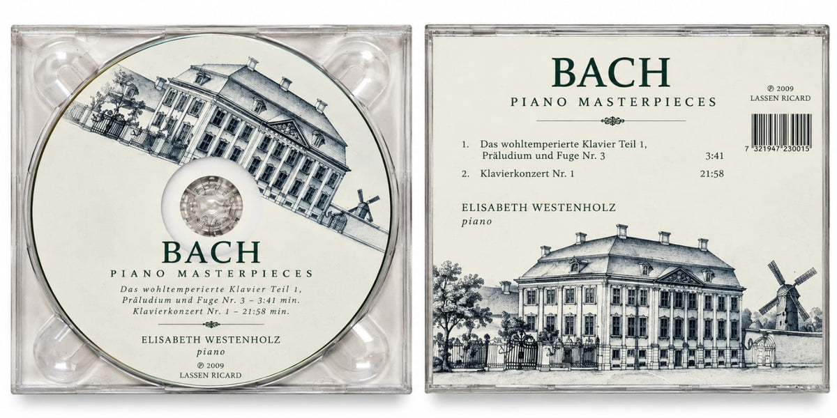 Bach Piano Masterpieces - Elisabeth Westenholz - Audio CD product photo 2