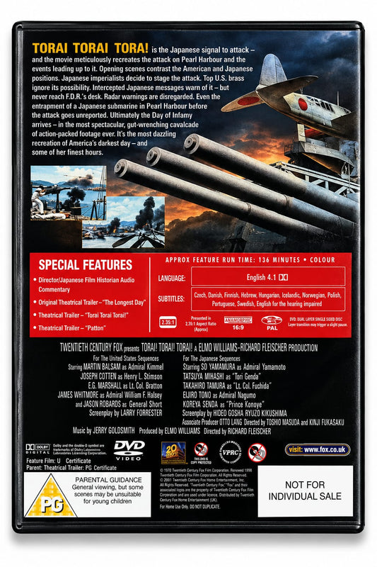 Tora! Tora! Tora! – Movie DVD front cover
