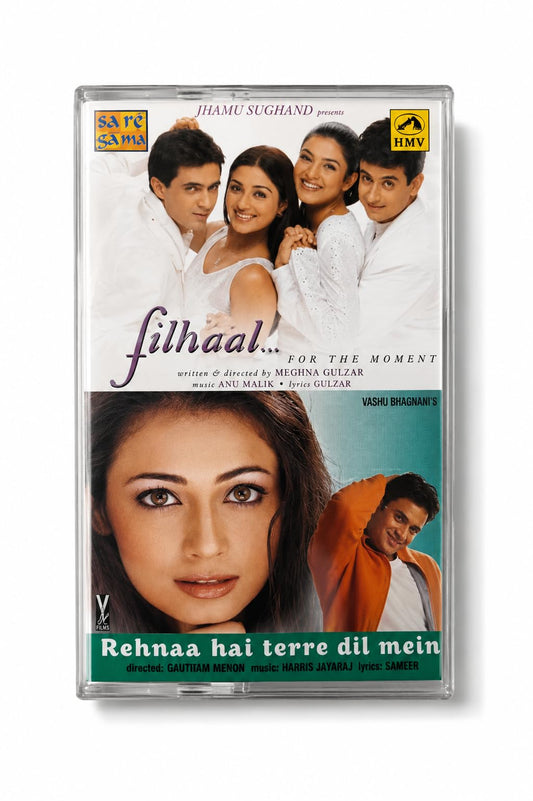 Filhaal / Rehnaa Hai Terre Dil Mein 2 in 1 Audio Cassette