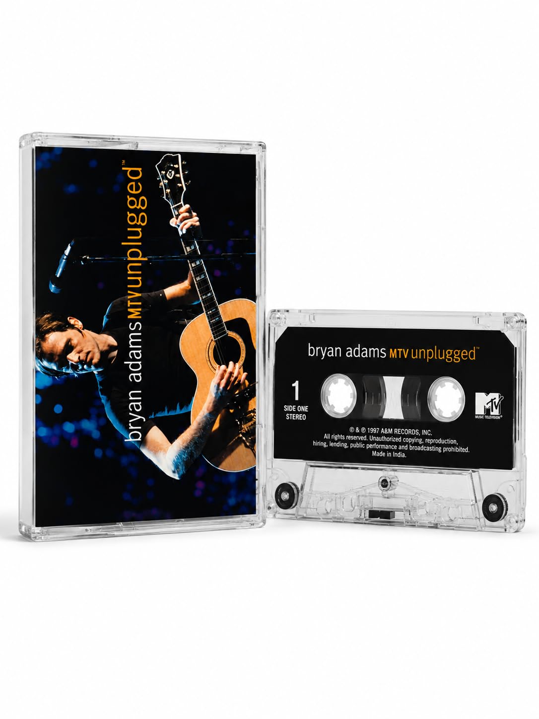 Bryan Adams MTV Unplugged Audio Cassette Tape