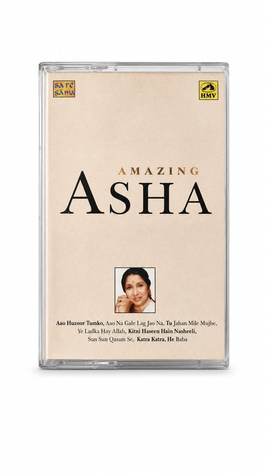 Asha Bhosle – Amazing Asha Original Hindi Audio Cassette