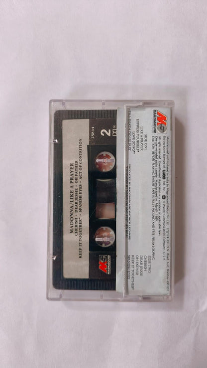 Madonna - Like A Prayer English Audio Cassette - Magnasound India First Press - Rare Vintage Collectible