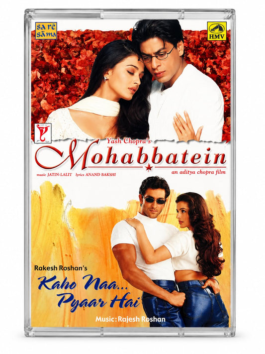 Mohabbatein & Kaho Naa Pyaar Hai Audio 2 in One Cassette