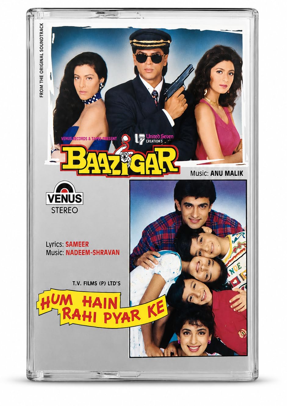 Baazigar / Hum Hain Rahi Pyar Ke 2 in One Audio Cassette