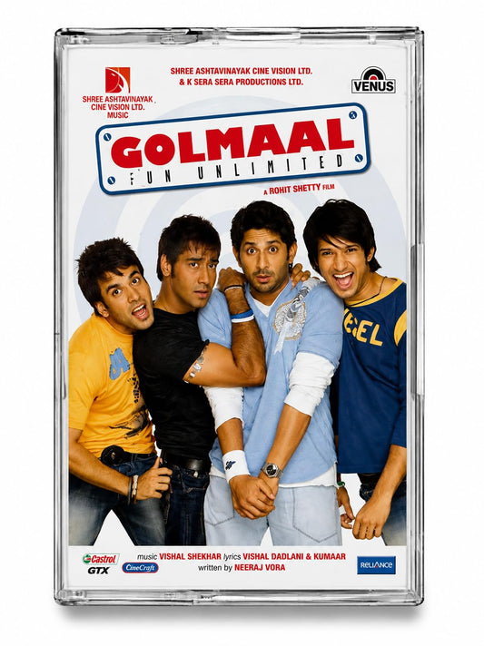 Golmaal Movie Audio Cassette , Rare & Collectable