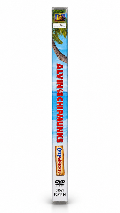 Alvin and the Chipmunks Chipwrecked DVD spine