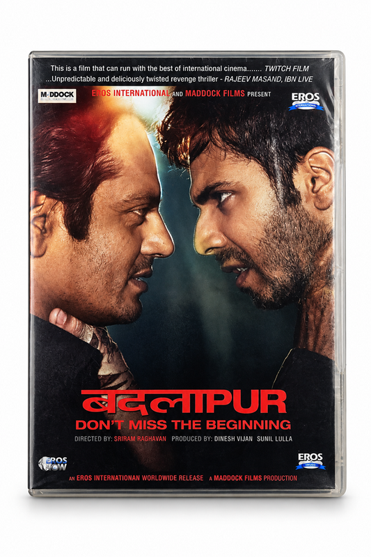 Badlapur original Hindi movie DVD front cover