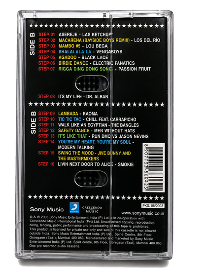 The Dance Steps Album back transparent PNG