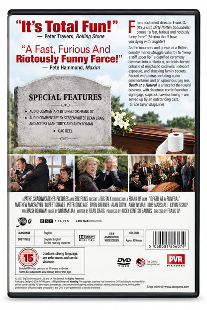 Death at a Funeral (2007) – Movie DVD | Frank Oz front cover
