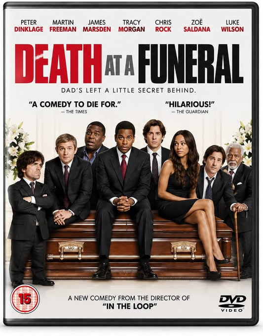 Death at a Funeral (2007) – Movie DVD | Frank Oz spine cover