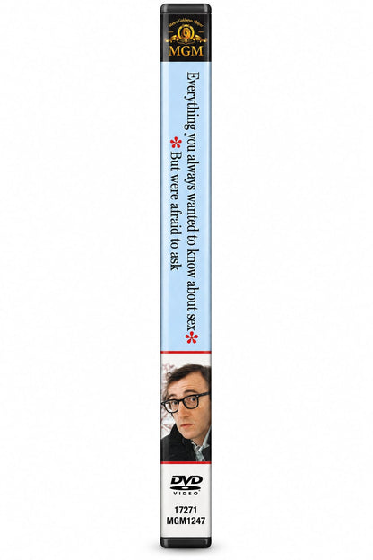 Everything You Always Wanted to Know About Sex (But Were Afraid to Ask) – Movie DVD spine cover