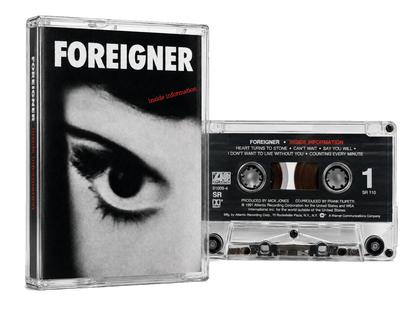 Foreigner Inside Information audio cassette transparent PNG