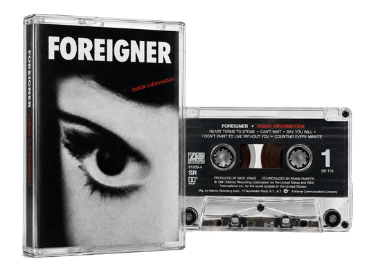 Foreigner Inside Information audio cassette transparent PNG