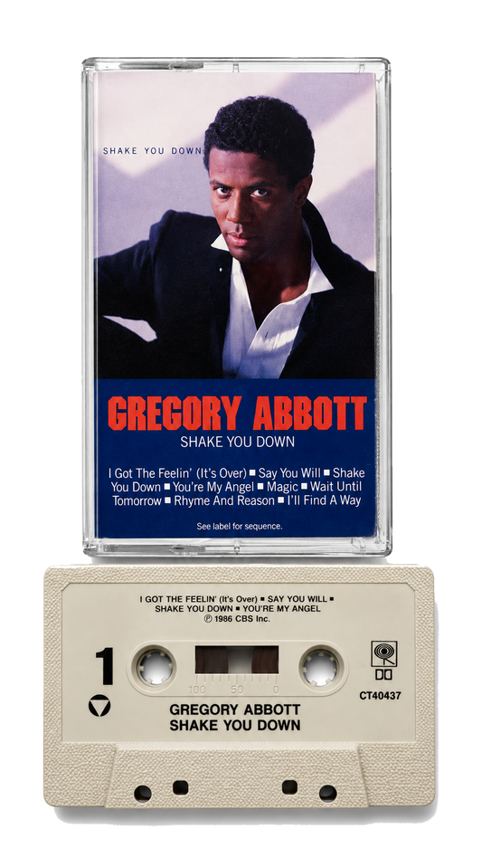 Gregory Abbott Shake You Down audio cassette transparent PNG