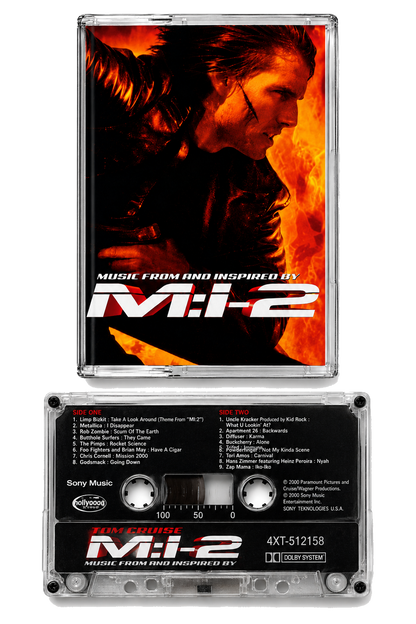 Mission Impossible 2 audio cassette transparent PNG