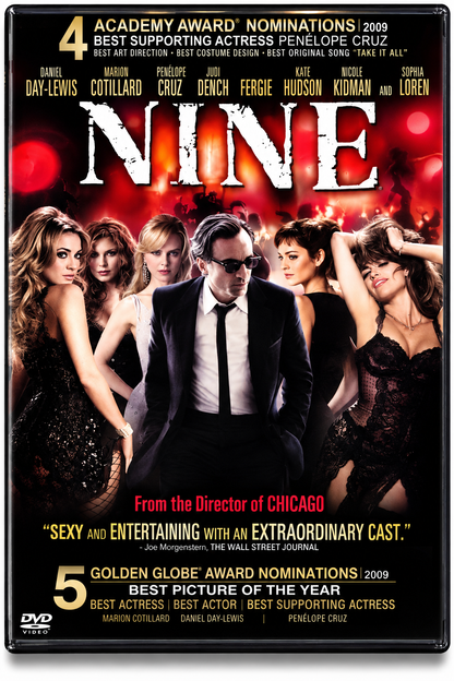Nine original movie DVD back cover