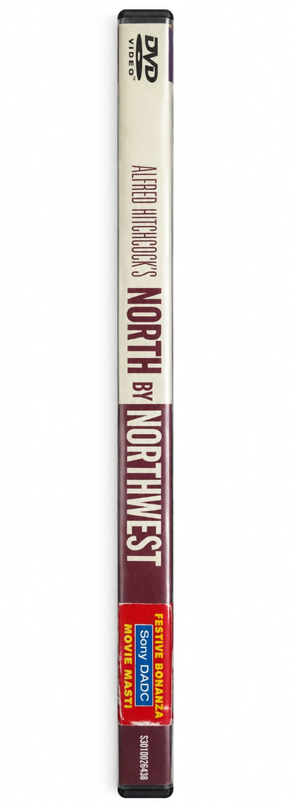 North by Northwest – Movie DVD | Alfred Hitchcock spine cover