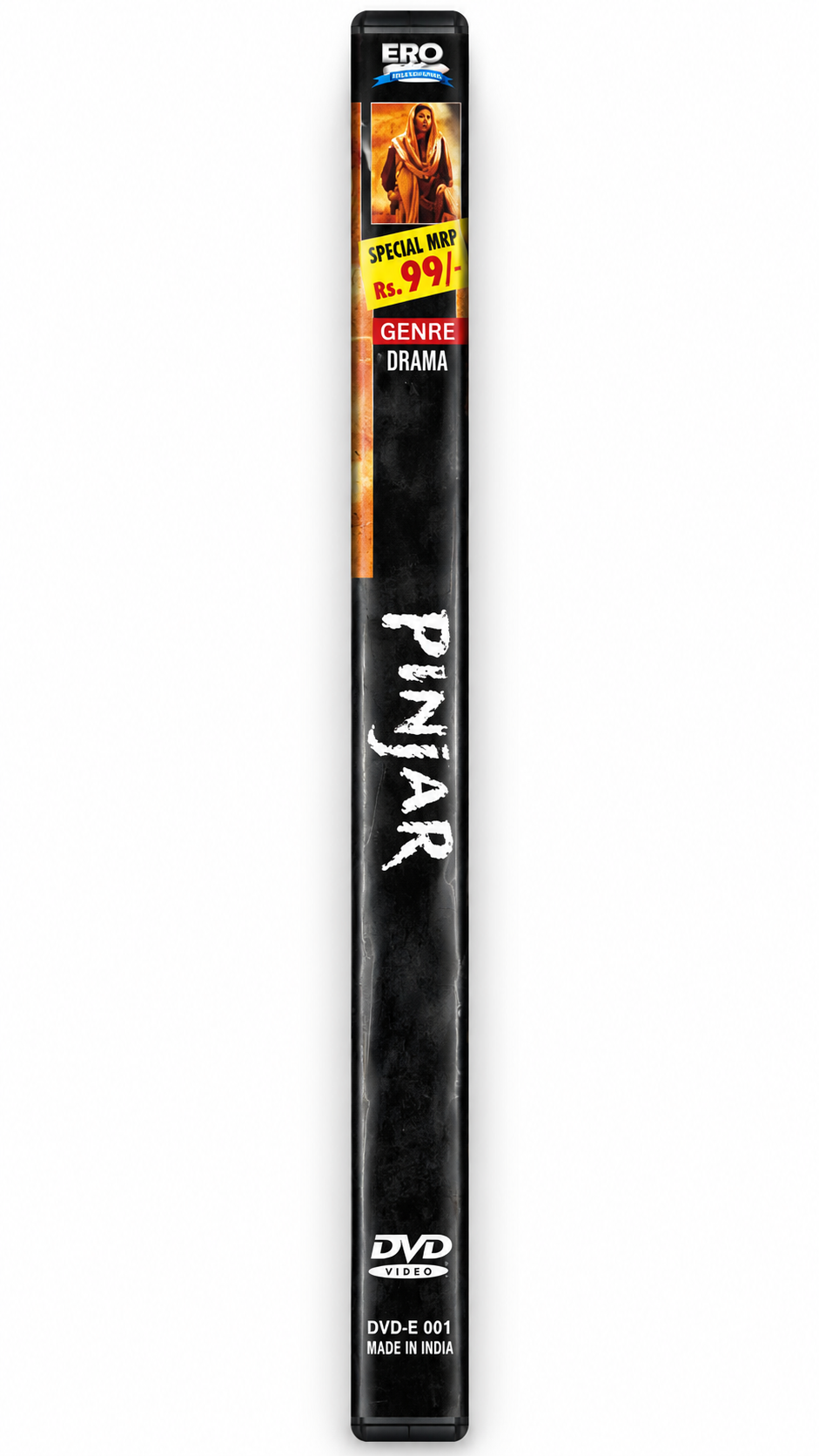Pinjar original Hindi movie DVD spine