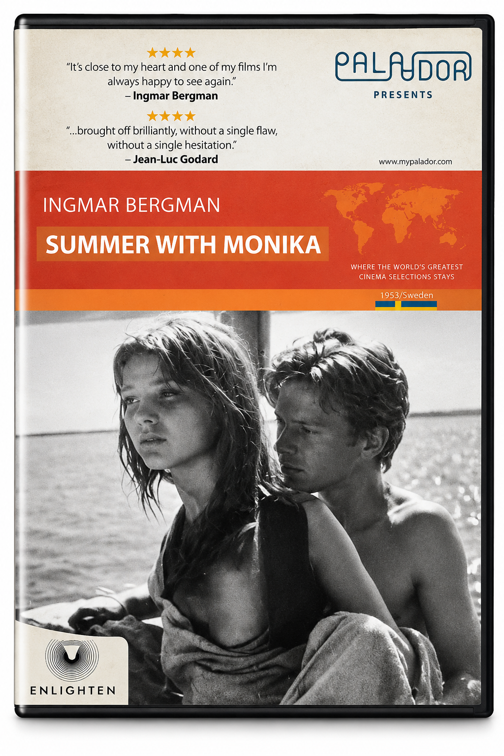Summer with Monika original movie DVD front cover