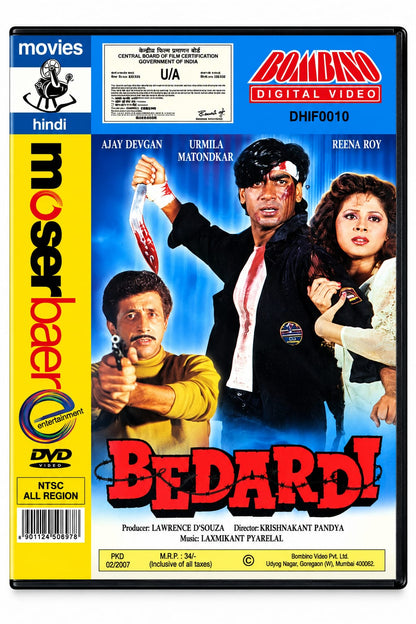 Bedardi – Hindi Movie DVD - product photo 1