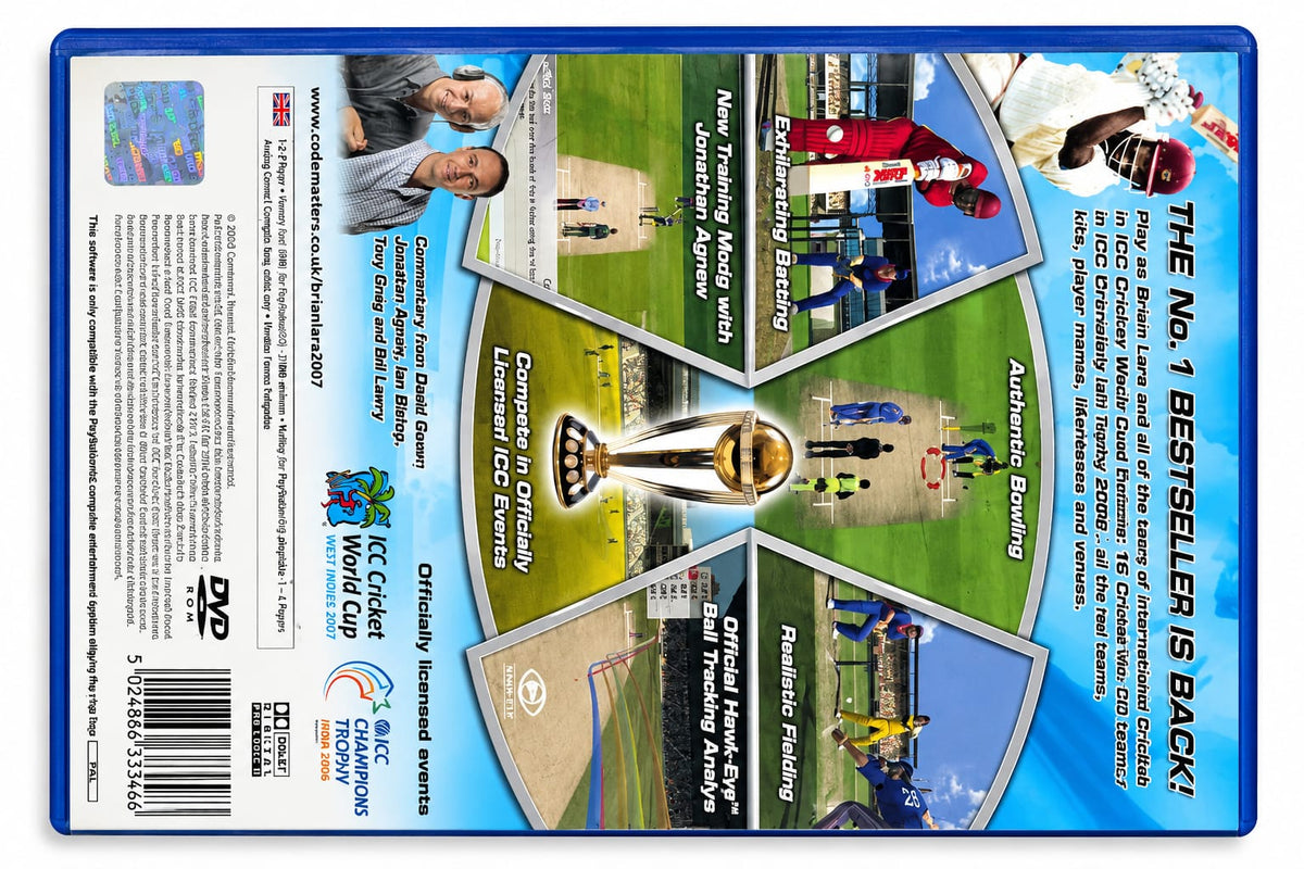 Brian Lara International Cricket 2007 - PlayStation 2 product photo 2