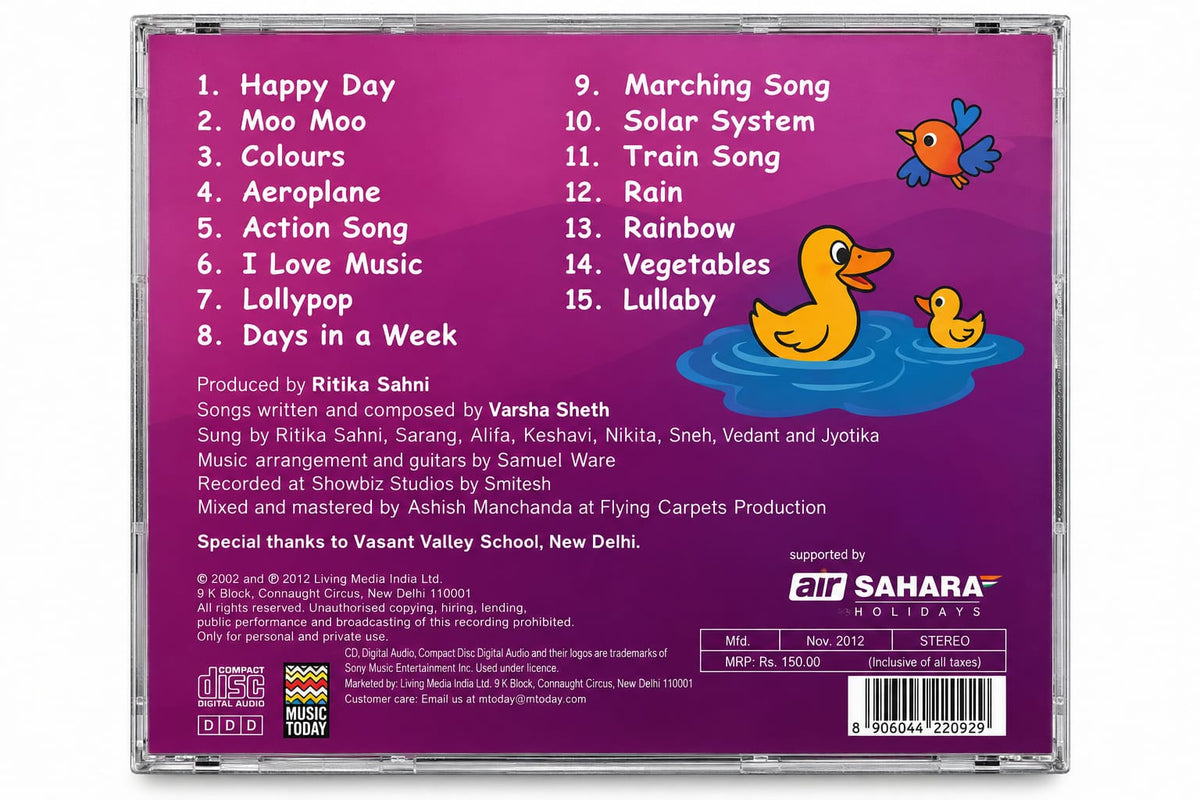 Happy Day - Nursery Rhymes - Audio CD product photo 2