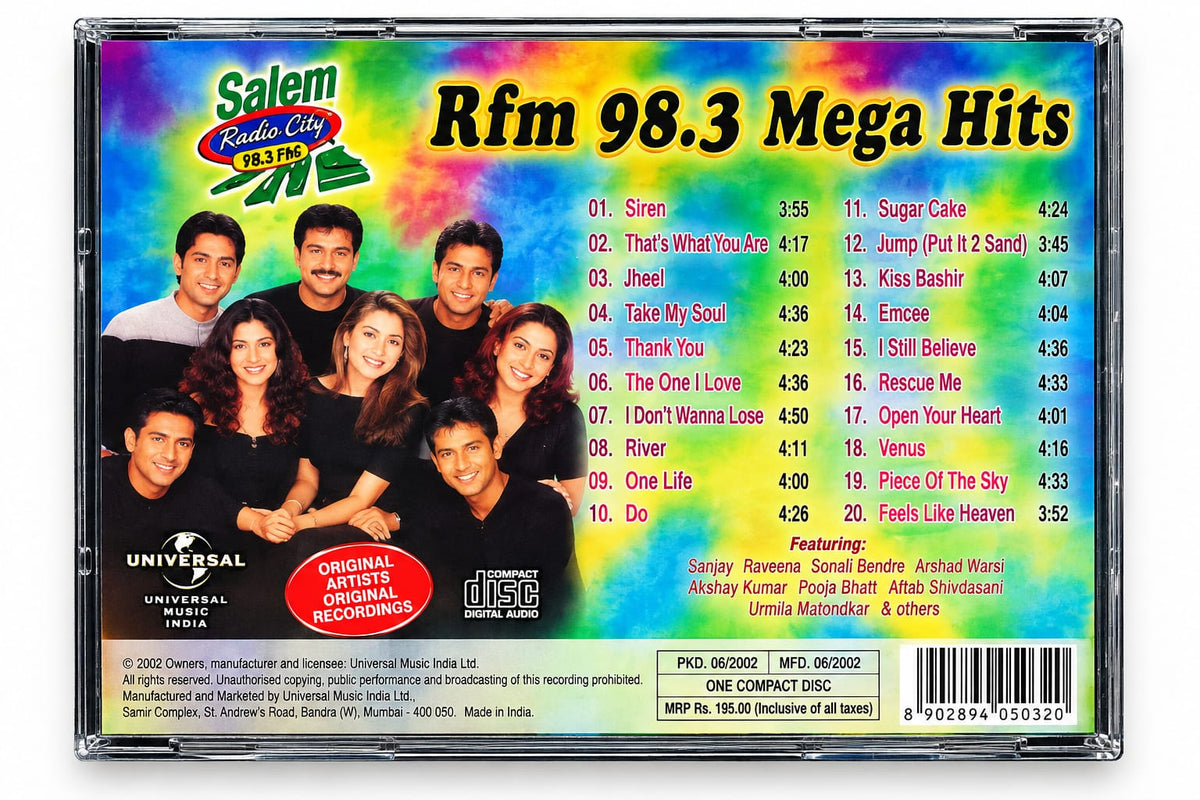 RFM 98.3 Mega Hits – Audio CD - product photo 2