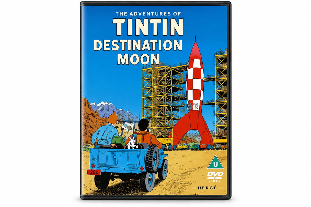 The Adventures of Tintin: Destination Moon – DVD front cover