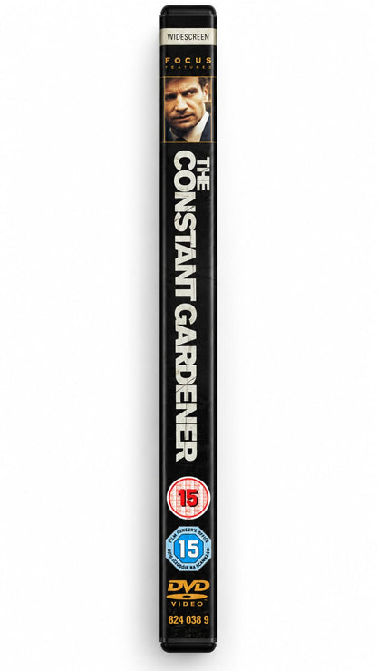The Constant Gardener – Movie DVD | Ralph Fiennes & Rachel Weisz spine cover