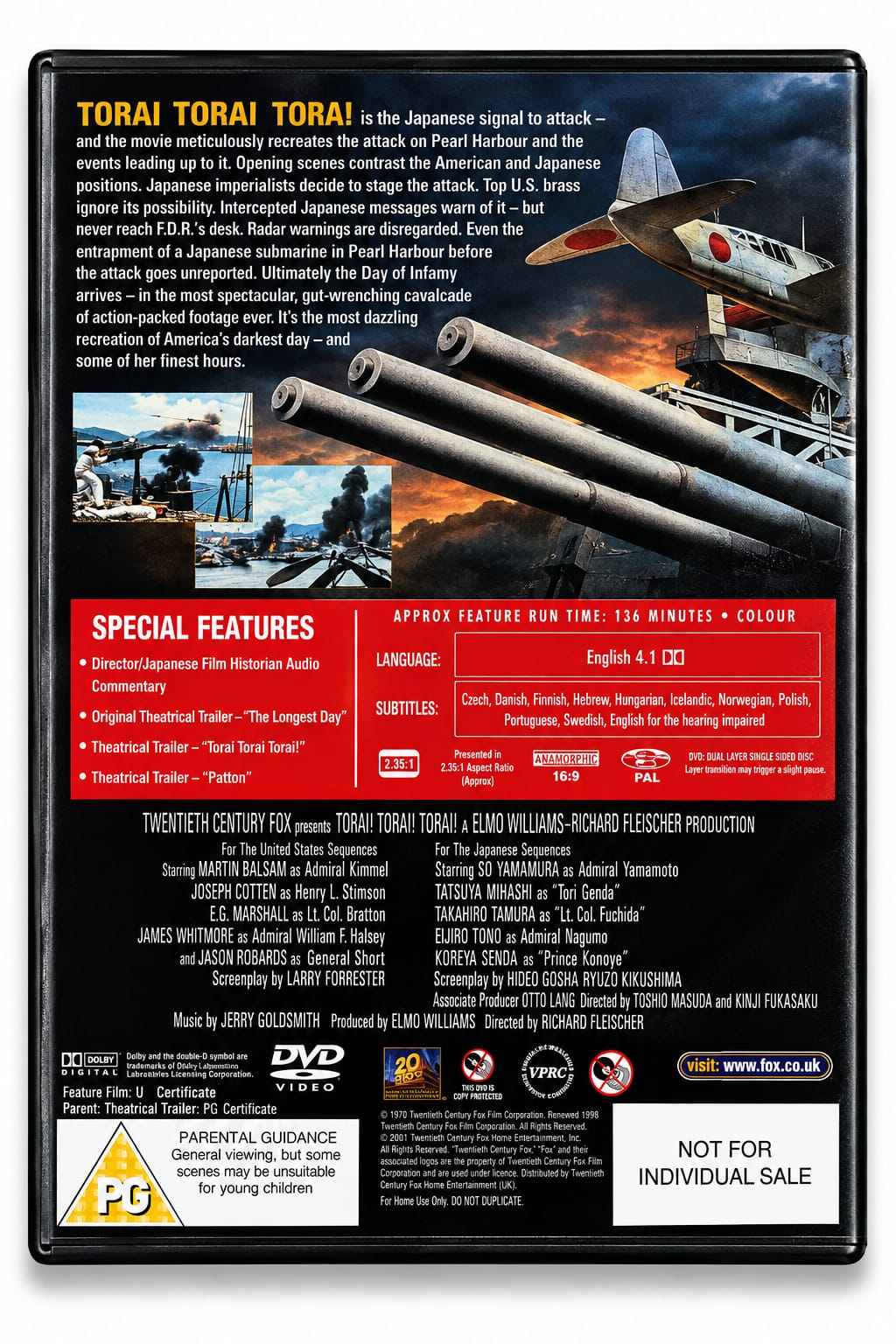 Tora! Tora! Tora! – Movie DVD front cover