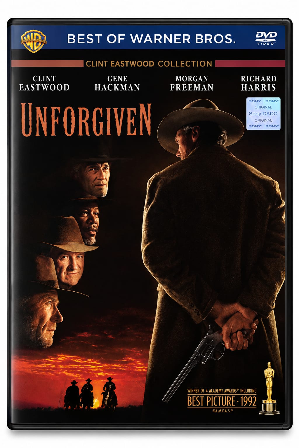 Unforgiven – Movie DVD | Clint Eastwood front cover